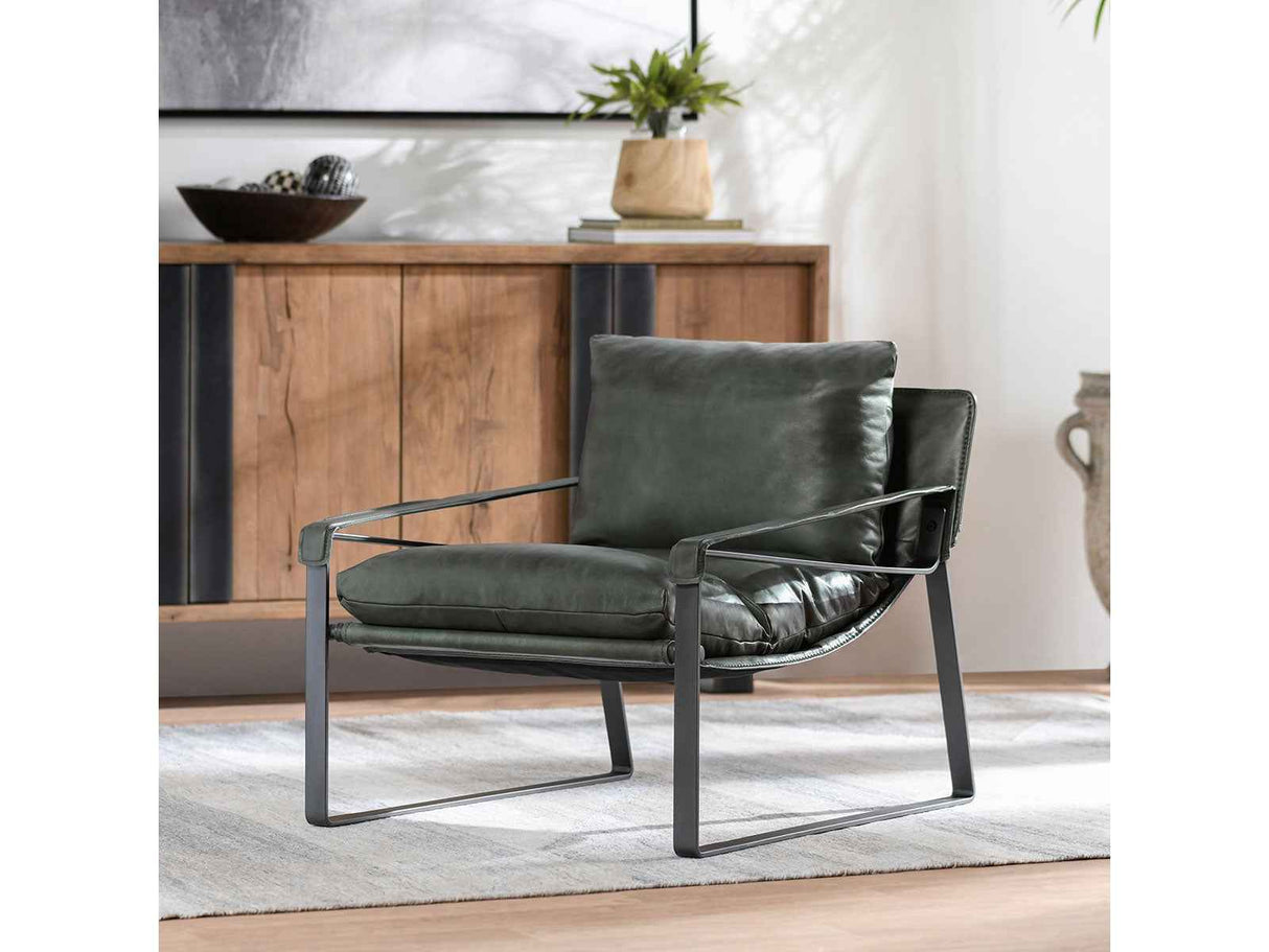 Morgan Forest Green Accent Chair by Classic Home at Eve Furniture
