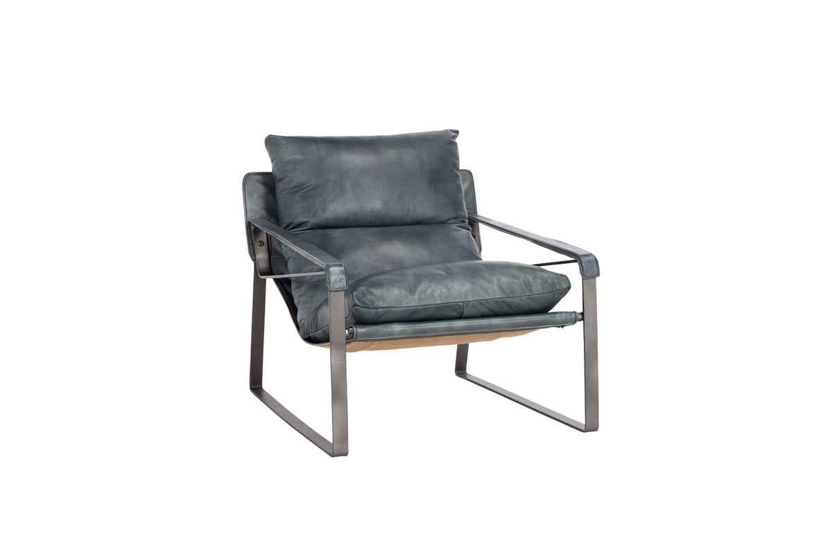 Morgan Ocean Blue Accent Chair by Classic Home at Eve Furniture