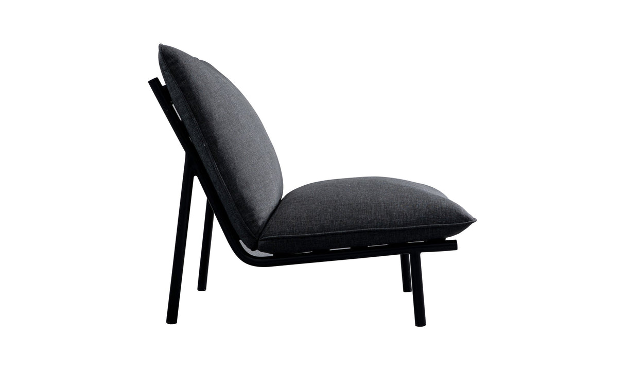 Morgan Outdoor Accent Chair Speckled Charcoal by Moe's Home at Eve Furniture