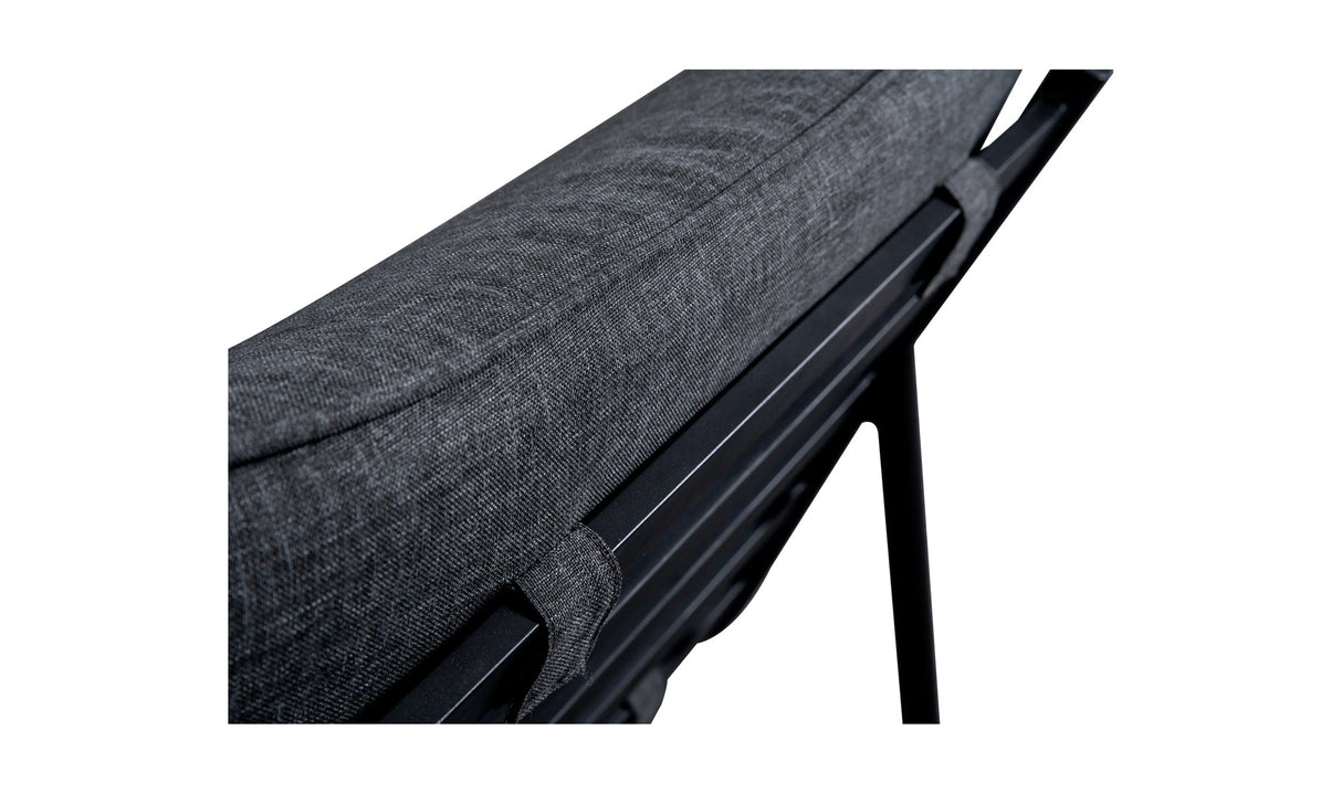 Morgan Outdoor Accent Chair Speckled Charcoal by Moe's Home at Eve Furniture