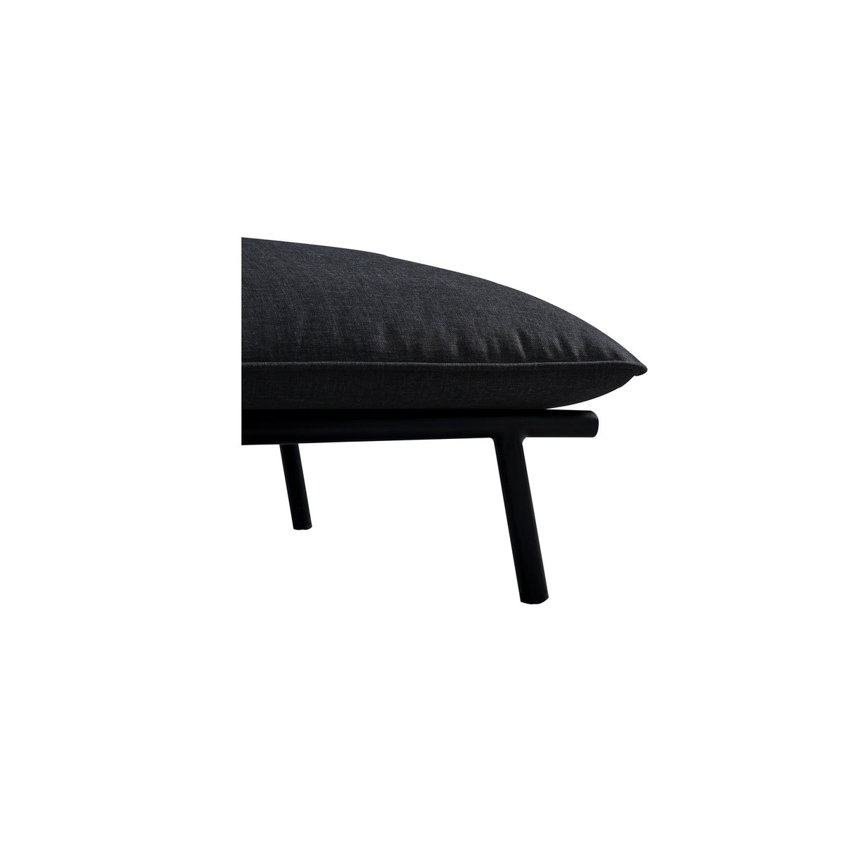 Morgan Speckled Charcoal Outdoor Ottoman by Moe's Home at Eve Furniture