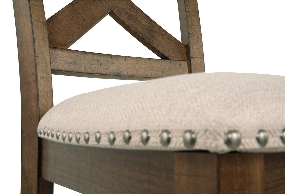 Moriville Grayish Brown Counter Height Chairs, Set of 2 by Ashley at Eve Furniture