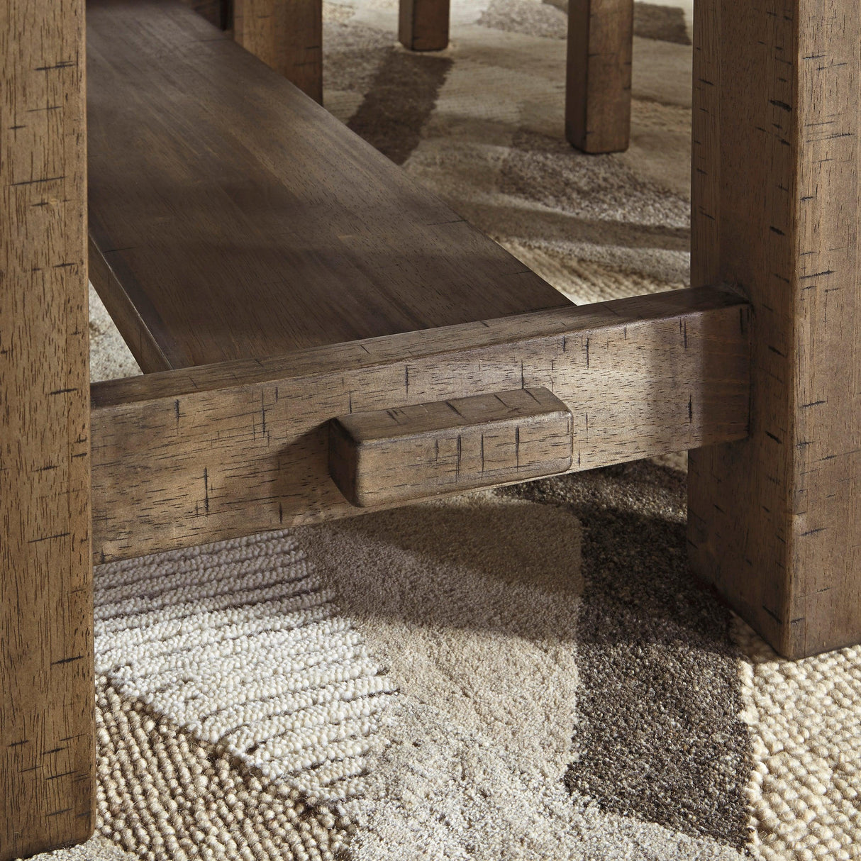 Moriville Grayish Brown Counter Height Set by Ashley at Eve Furniture