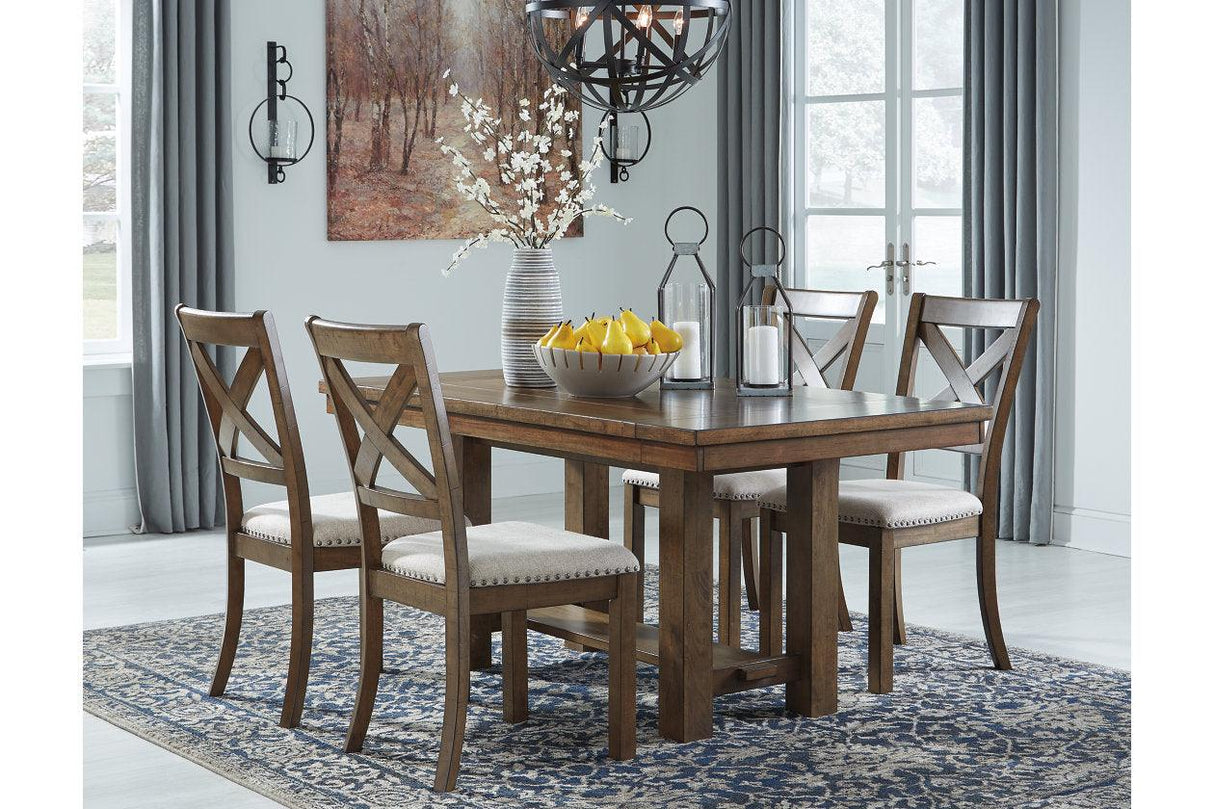 Moriville Grayish Brown Dining Extension Table by Ashley at Eve Furniture