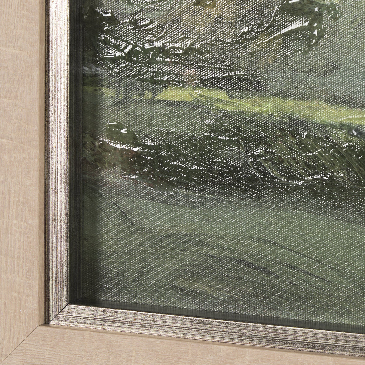 Morning Shadows by Mercana Studio a Hand Embellished Textured Framed Art Print by Mercana at Eve Furniture