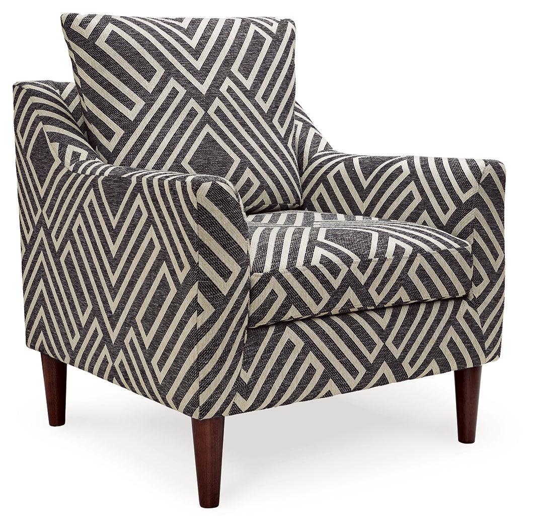 Morrilton Next-Gen Nuvella Natural/Charcoal Accent Chair by Ashley at Eve Furniture