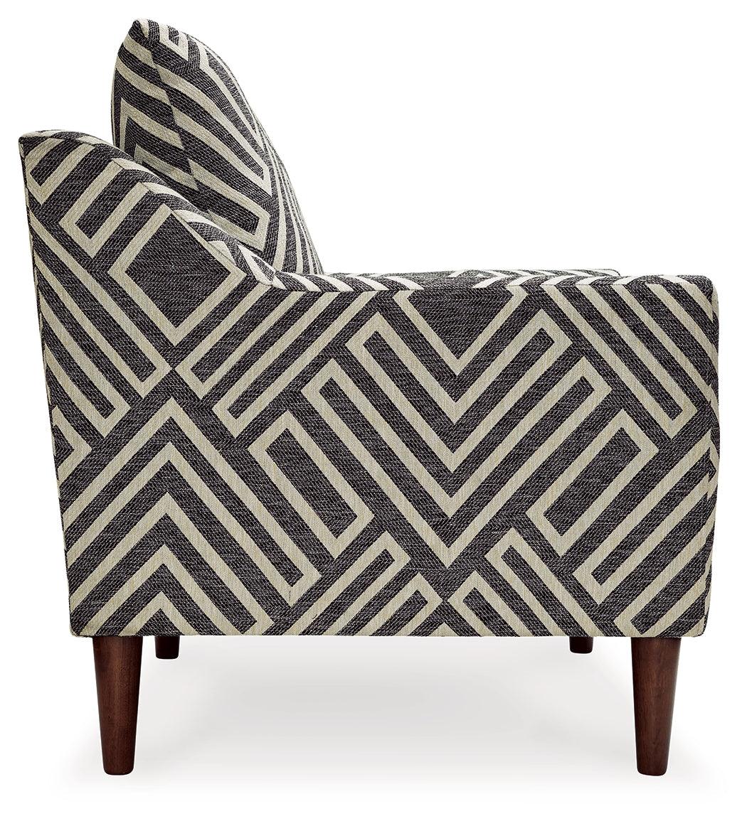 Morrilton Next-Gen Nuvella Natural/Charcoal Accent Chair by Ashley at Eve Furniture