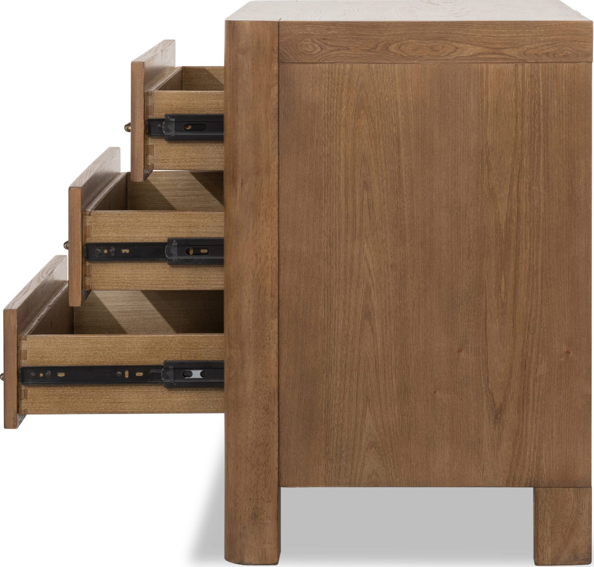 Morris Claystone 3-Drawer Nightstand by Modus Furniture at Eve Furniture