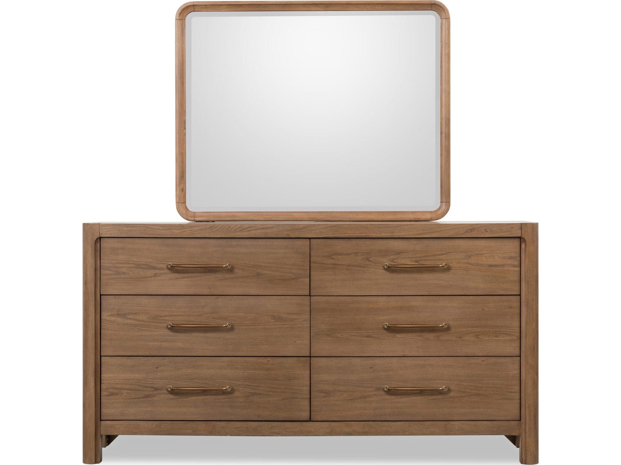 Morris Claystone 6 Drawer Dresser by Modus Furniture at Eve Furniture