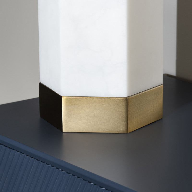 Morrison White Table Lamp by Crestview at Eve Furniture