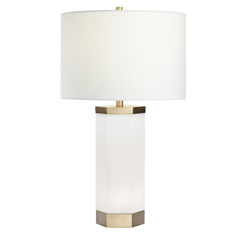 Morrison White Table Lamp by Crestview at Eve Furniture
