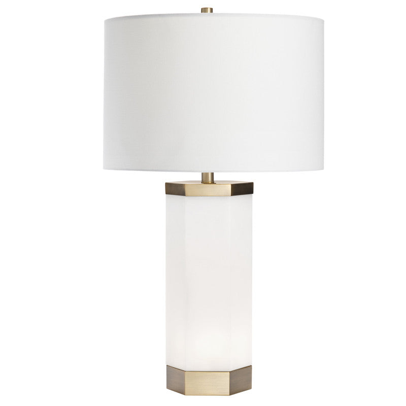 Morrison White Table Lamp by Crestview at Eve Furniture