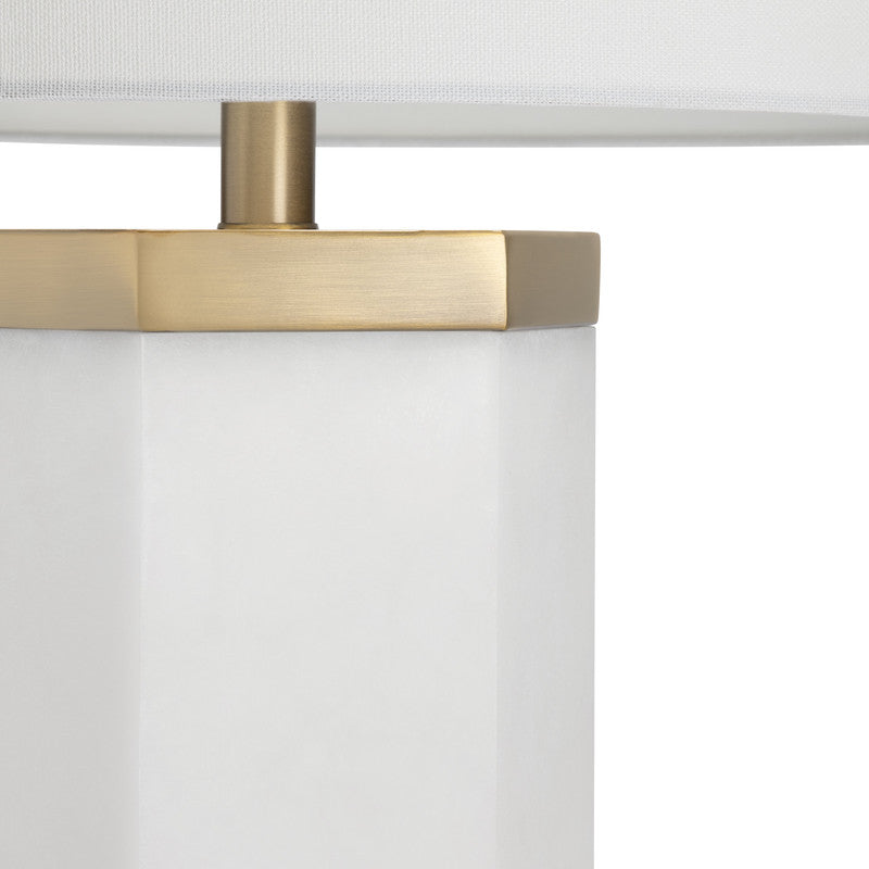 Morrison White Table Lamp by Crestview at Eve Furniture