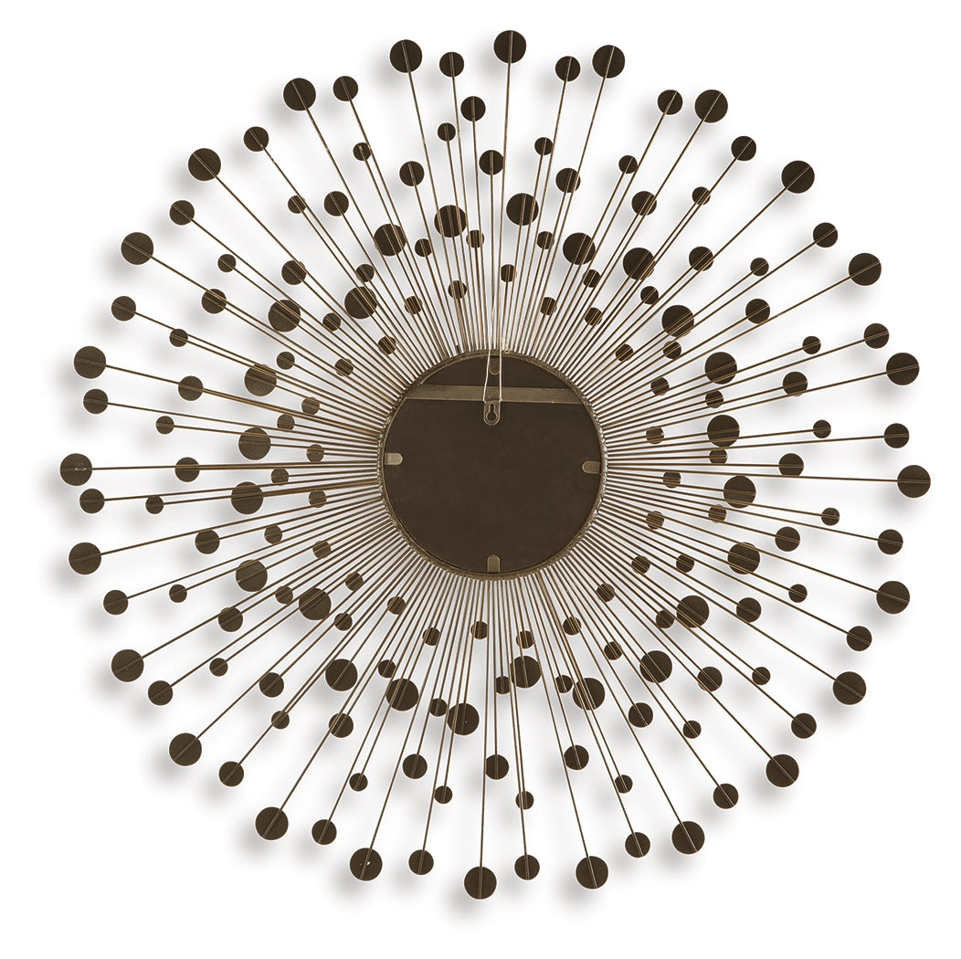 Morwenna Bronze/Gold Finish Accent Mirror by Ashley at Eve Furniture