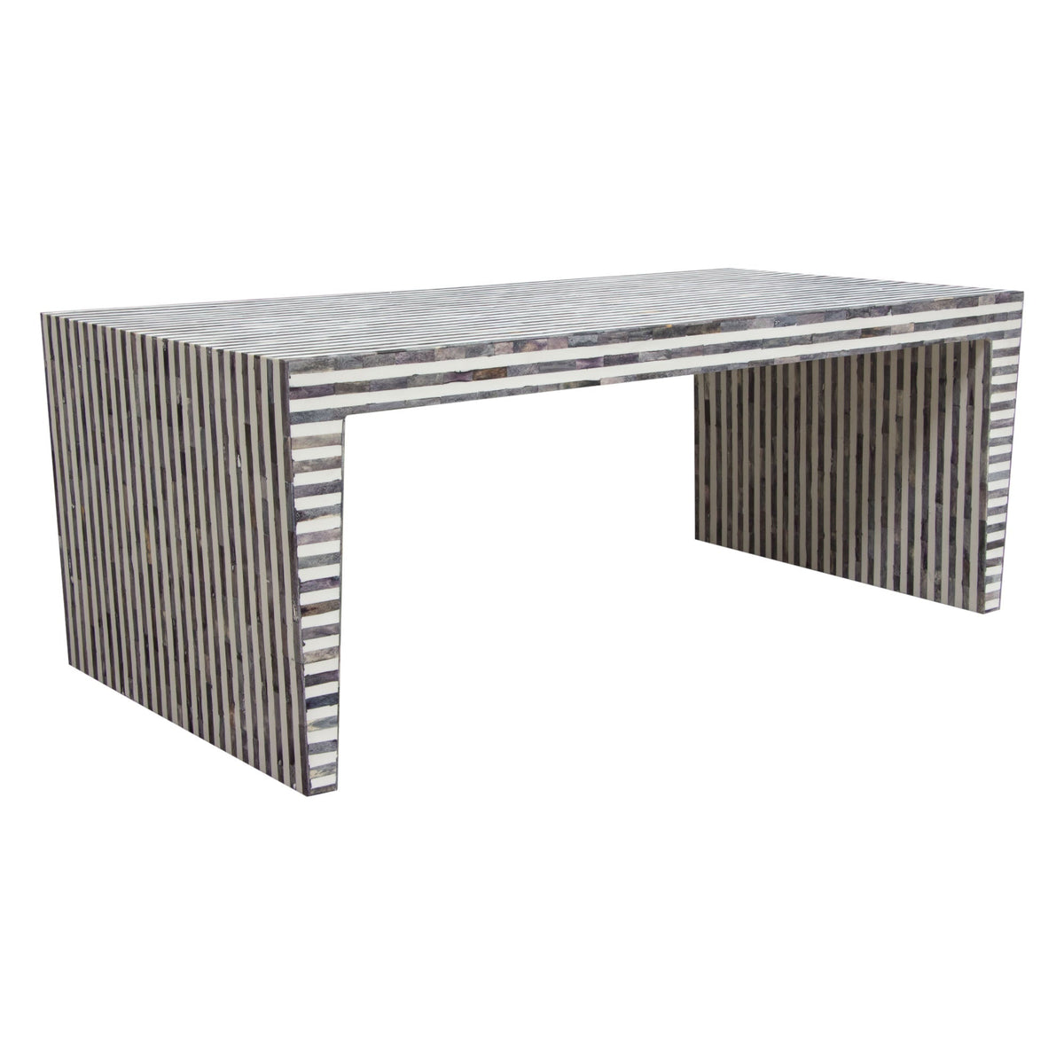 Mosaic Black/White Coffee Table by Diamond Sofa at Eve Furniture