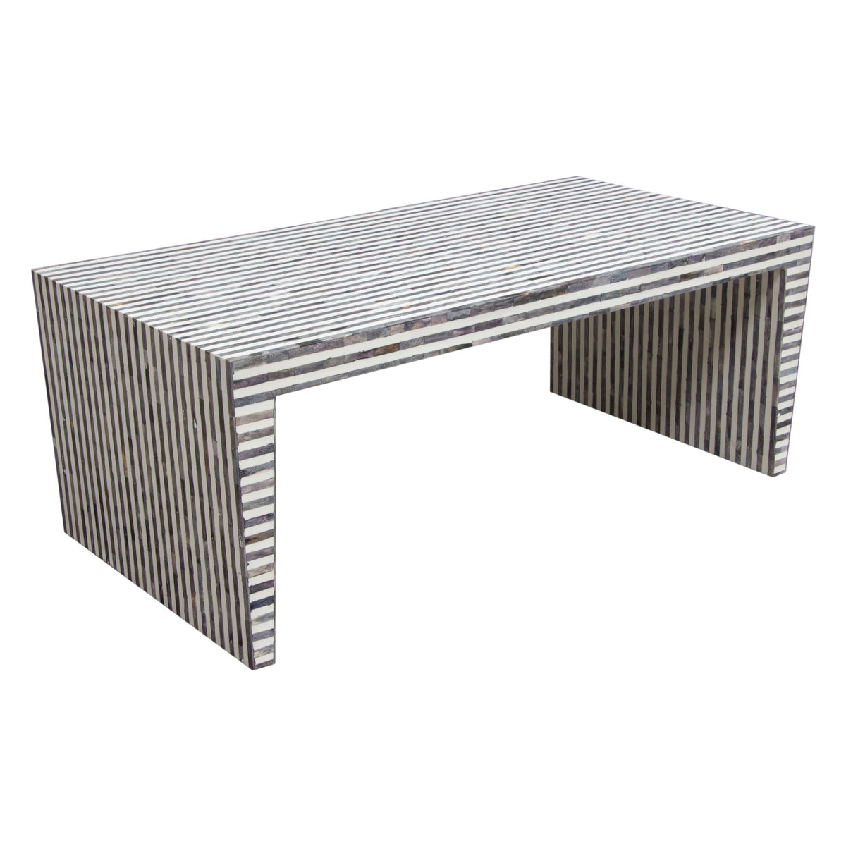 Mosaic Black/White Coffee Table by Diamond Sofa at Eve Furniture