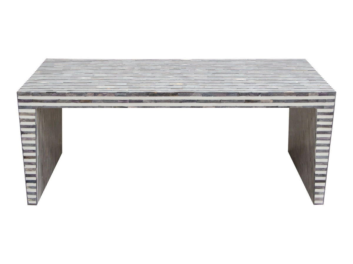 Mosaic Black/White Coffee Table by Diamond Sofa at Eve Furniture