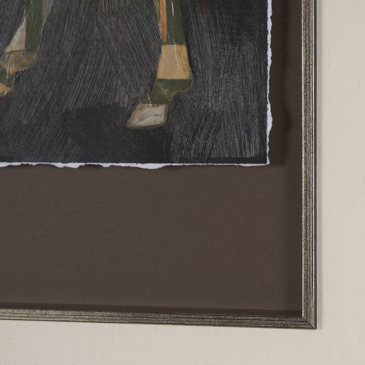 Mosaic Horse III by Mercana Studio a Hand Embellished Framed Art Print Matted under Glass by Mercana at Eve Furniture