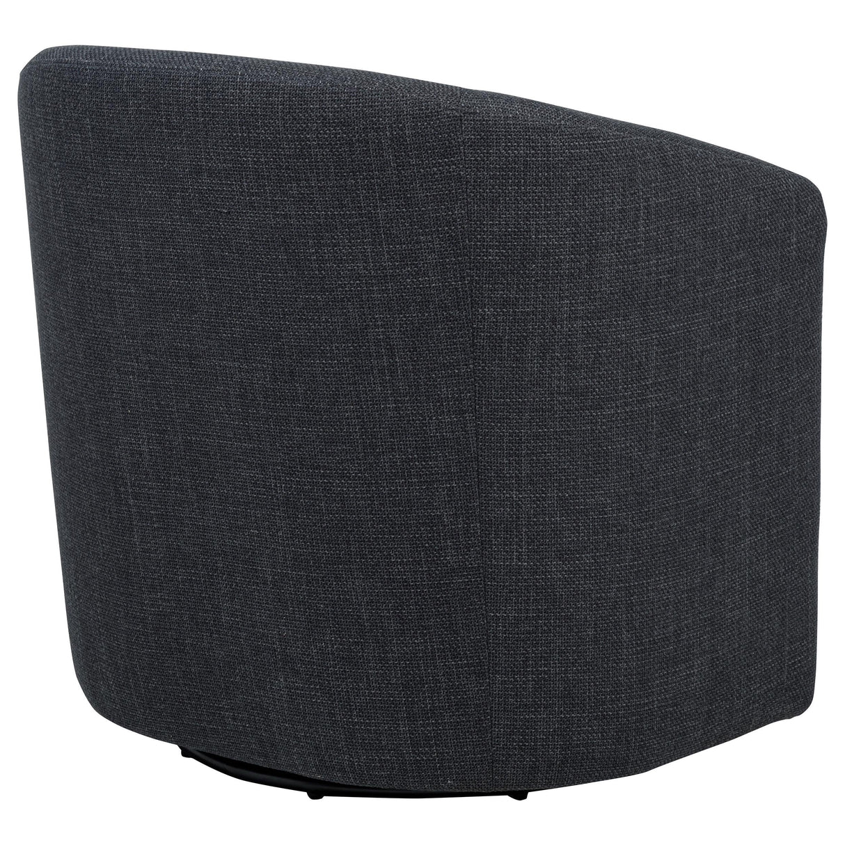 Mossbrook Anthracite Upholstered Swivel Accent Chair by Coaster at Eve Furniture
