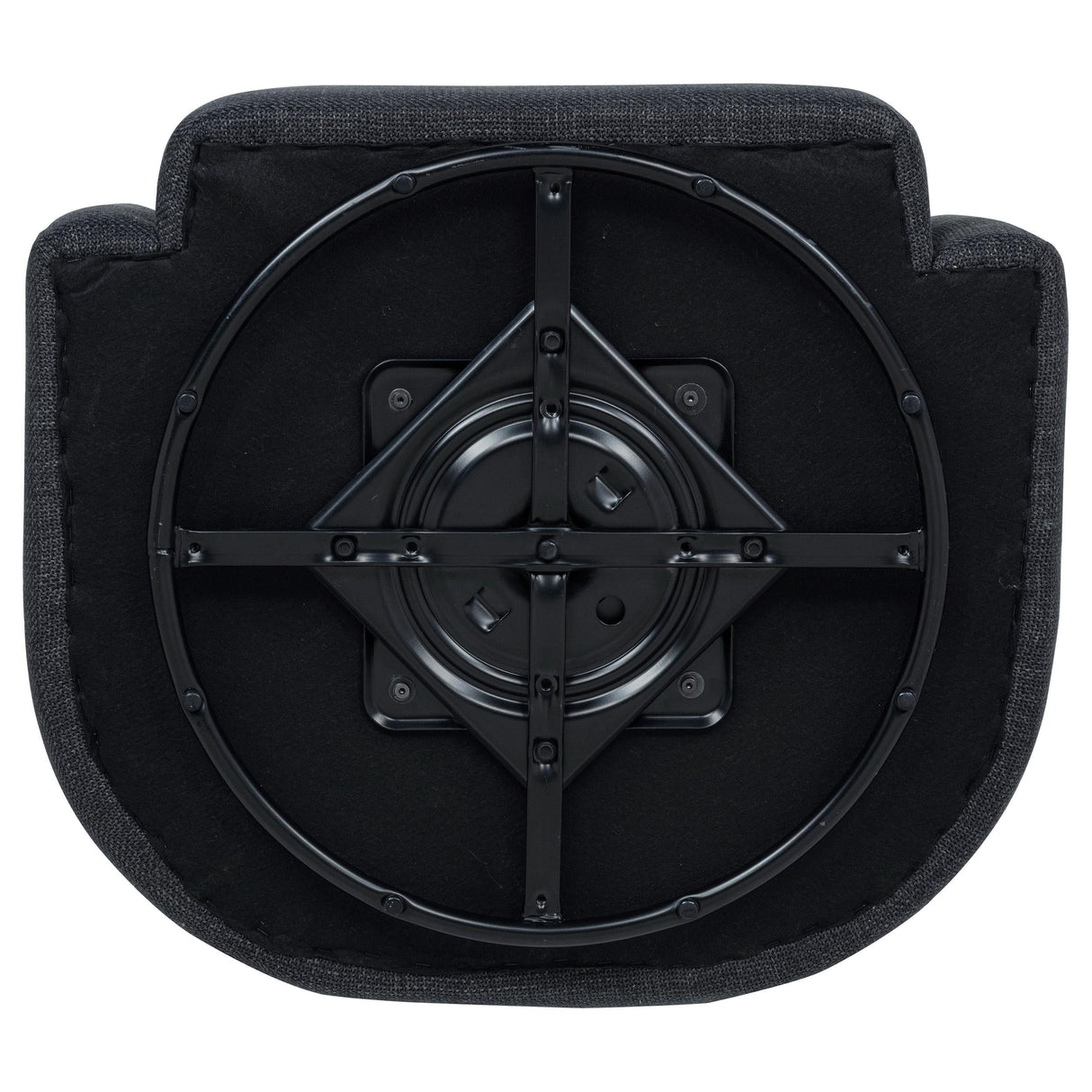 Mossbrook Anthracite Upholstered Swivel Accent Chair by Coaster at Eve Furniture