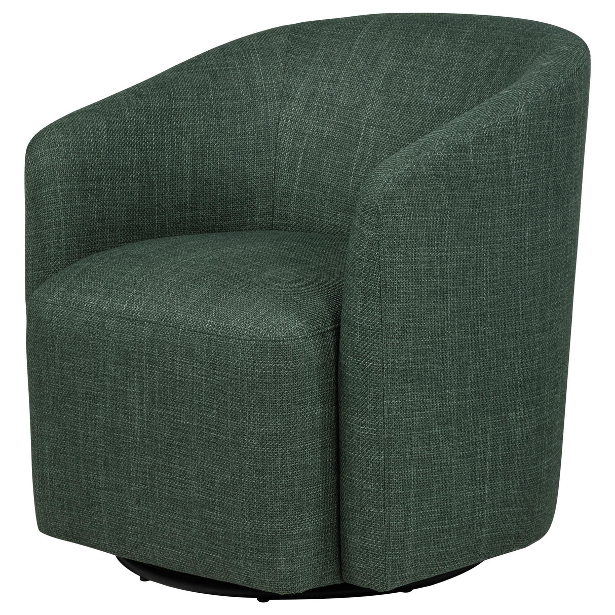 Mossbrook Green Upholstered Swivel Accent Chair by Coaster at Eve Furniture