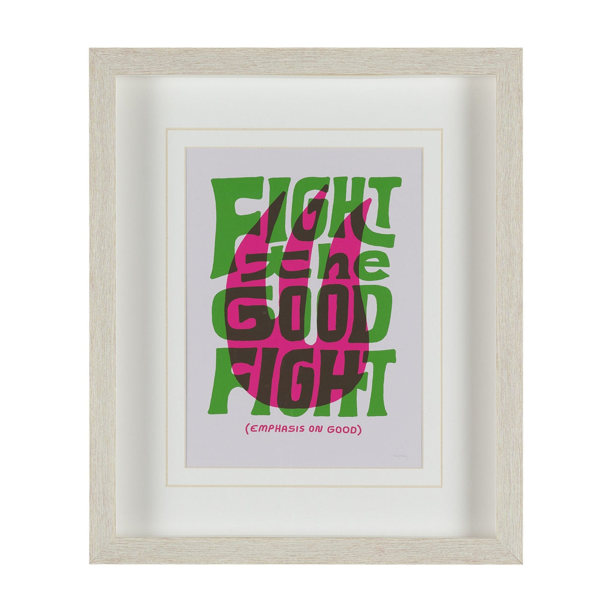 Motivation Mantra IV by Michael Mullan Framed Artwork Matted under Glass by Mercana at Eve Furniture