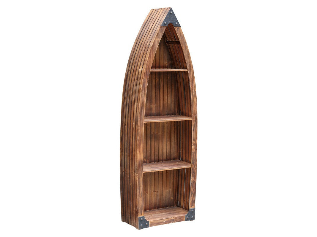 Mountain View Brown/Black Etagere by Crestview at Eve Furniture