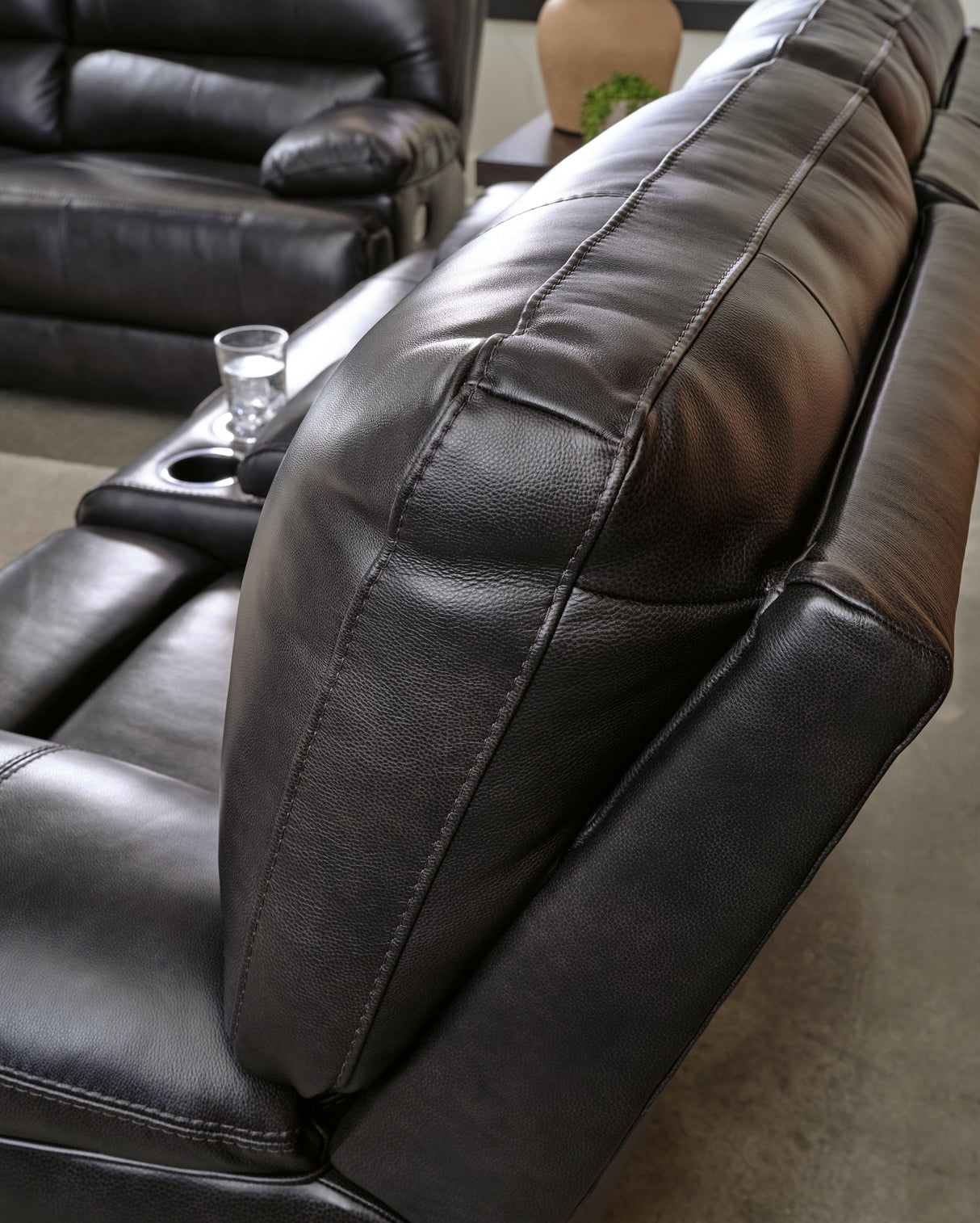 Mountainous Eclipse Power Reclining Loveseat by Ashley at Eve Furniture