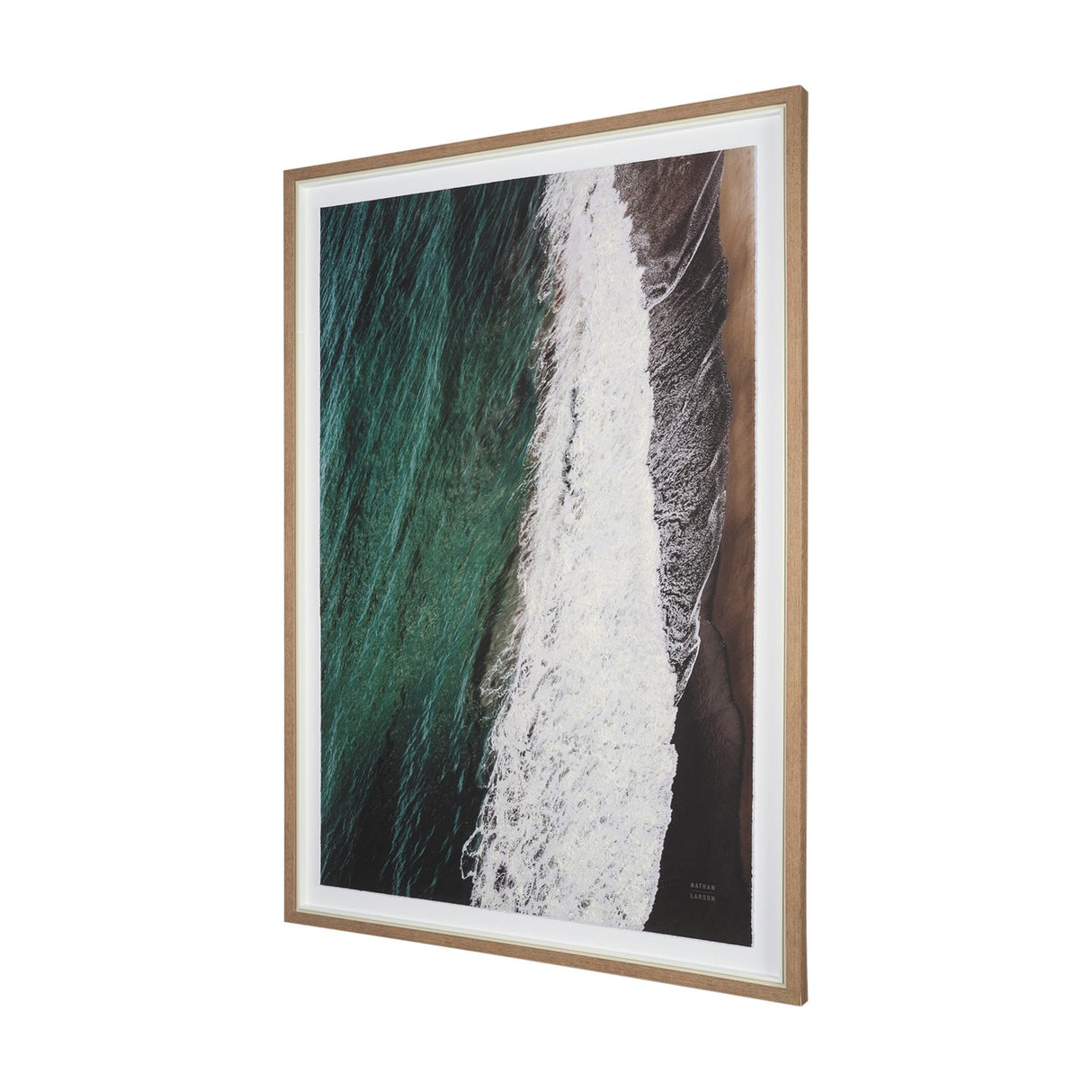 Move Gently I by Nathan Larson a Hand Embellished Framed Photo Art Print Matted under Glass by Mercana at Eve Furniture
