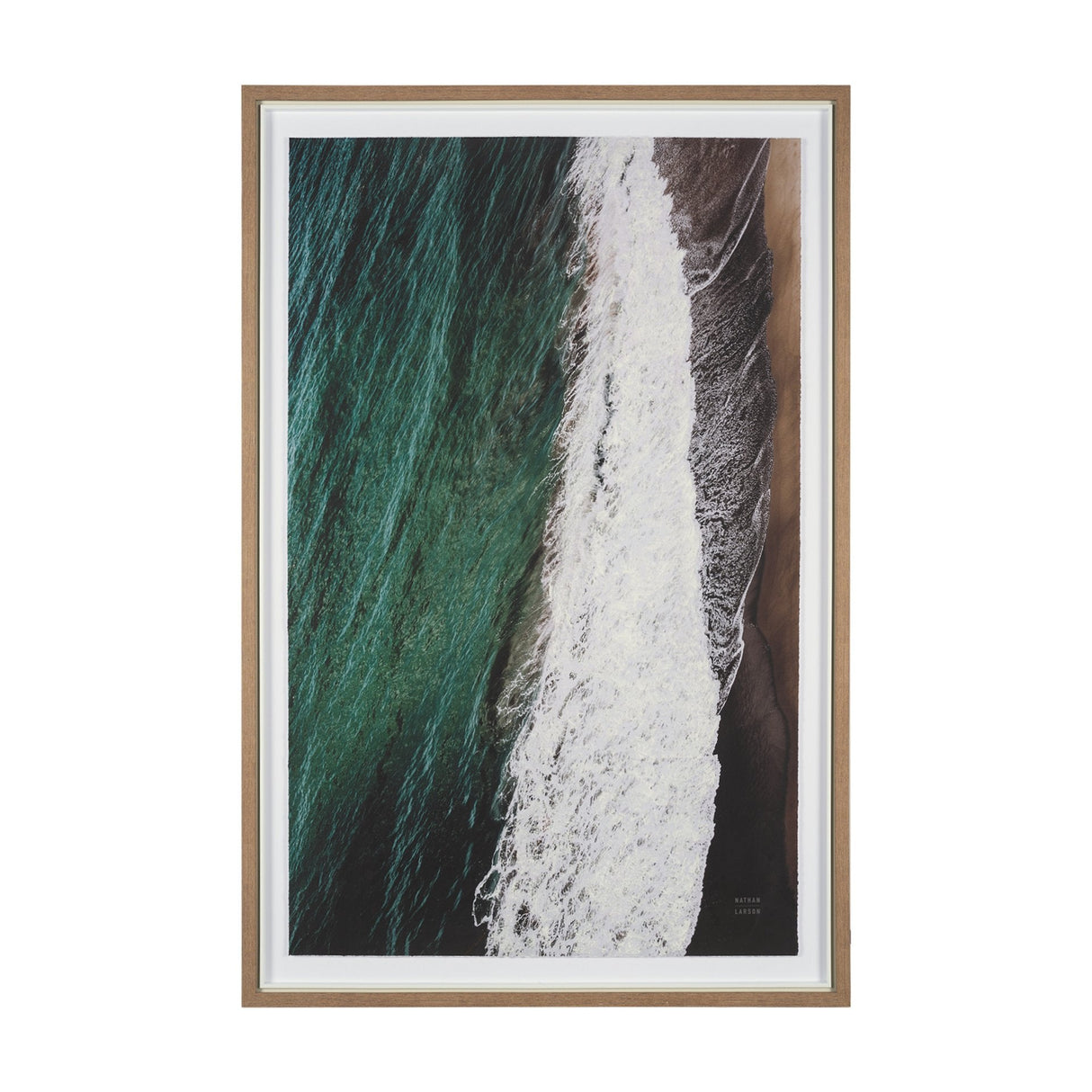 Move Gently I by Nathan Larson a Hand Embellished Framed Photo Art Print Matted under Glass by Mercana at Eve Furniture