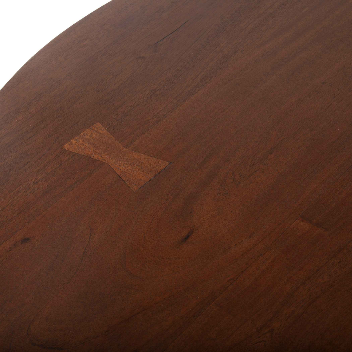 Mozambique 48" Round Dining Table in Walnut and Antique Zinc by Home Trends & Design at Eve Furniture