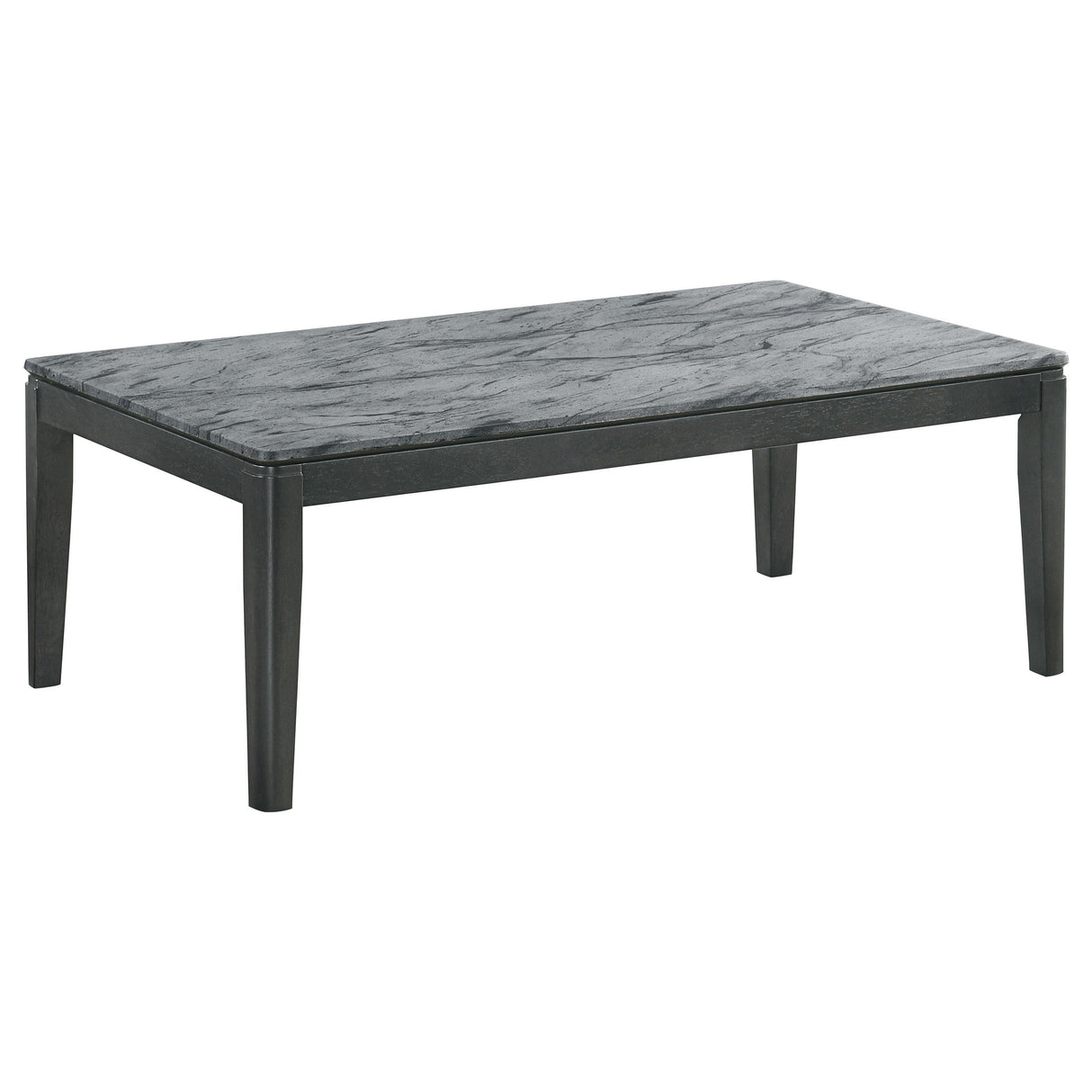 Mozzi Gray 2-Piece Faux Marble Coffee and End Table Set by Coaster at Eve Furniture