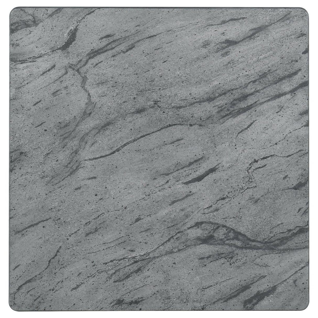 Mozzi Square End Table Faux Gray Marble/Black by Coaster at Eve Furniture