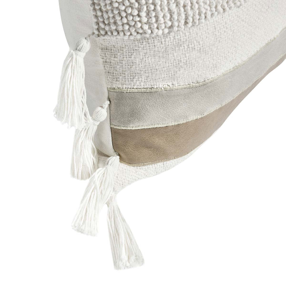 MP Packer Ivory 22x22 Throw Pillow (Set of 2) by Classic Home at Eve Furniture