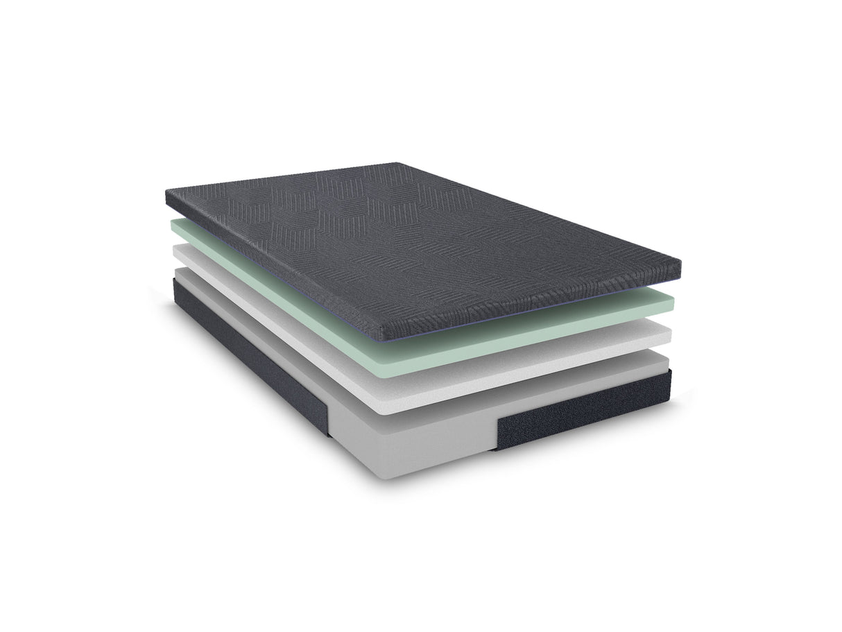 MT-UNG11F 11" Full Green Tea Gel-Infused Memory Foam Mattress by Homelegance at Eve Furniture