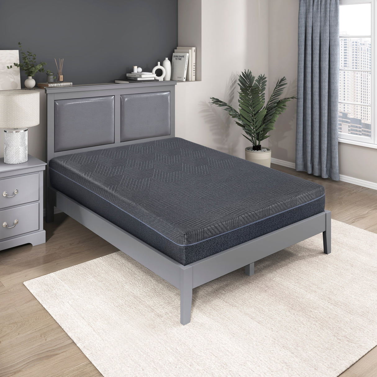 MT-UNG11F 11" Full Green Tea Gel-Infused Memory Foam Mattress by Homelegance at Eve Furniture