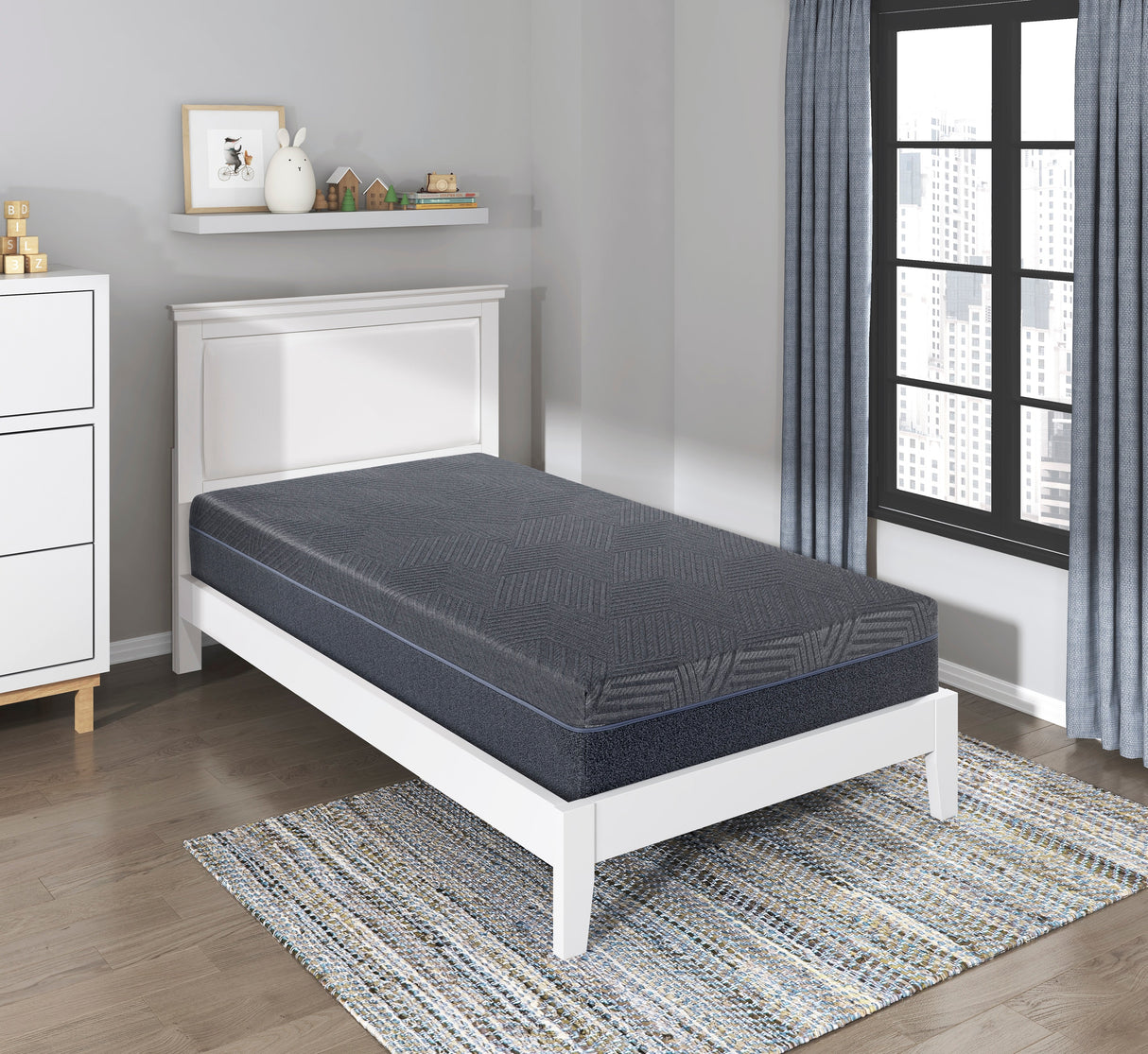 MT-UNG11T 11" Twin Green Tea Gel-Infused Memory Foam Mattress by Homelegance at Eve Furniture