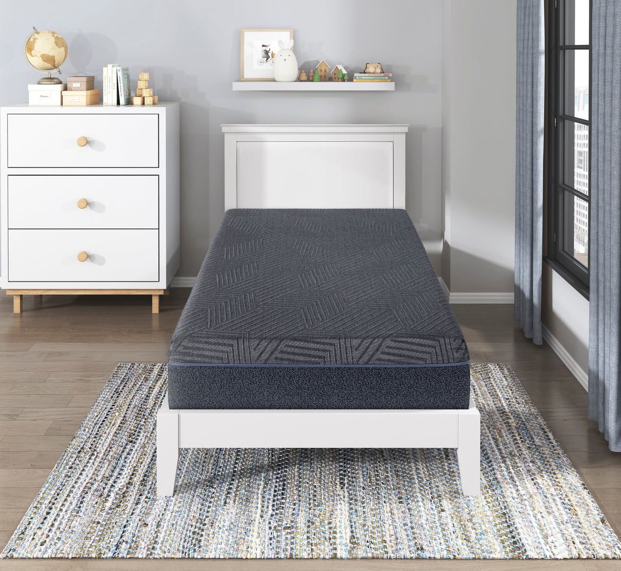 MT-UNG11T 11" Twin Green Tea Gel-Infused Memory Foam Mattress by Homelegance at Eve Furniture