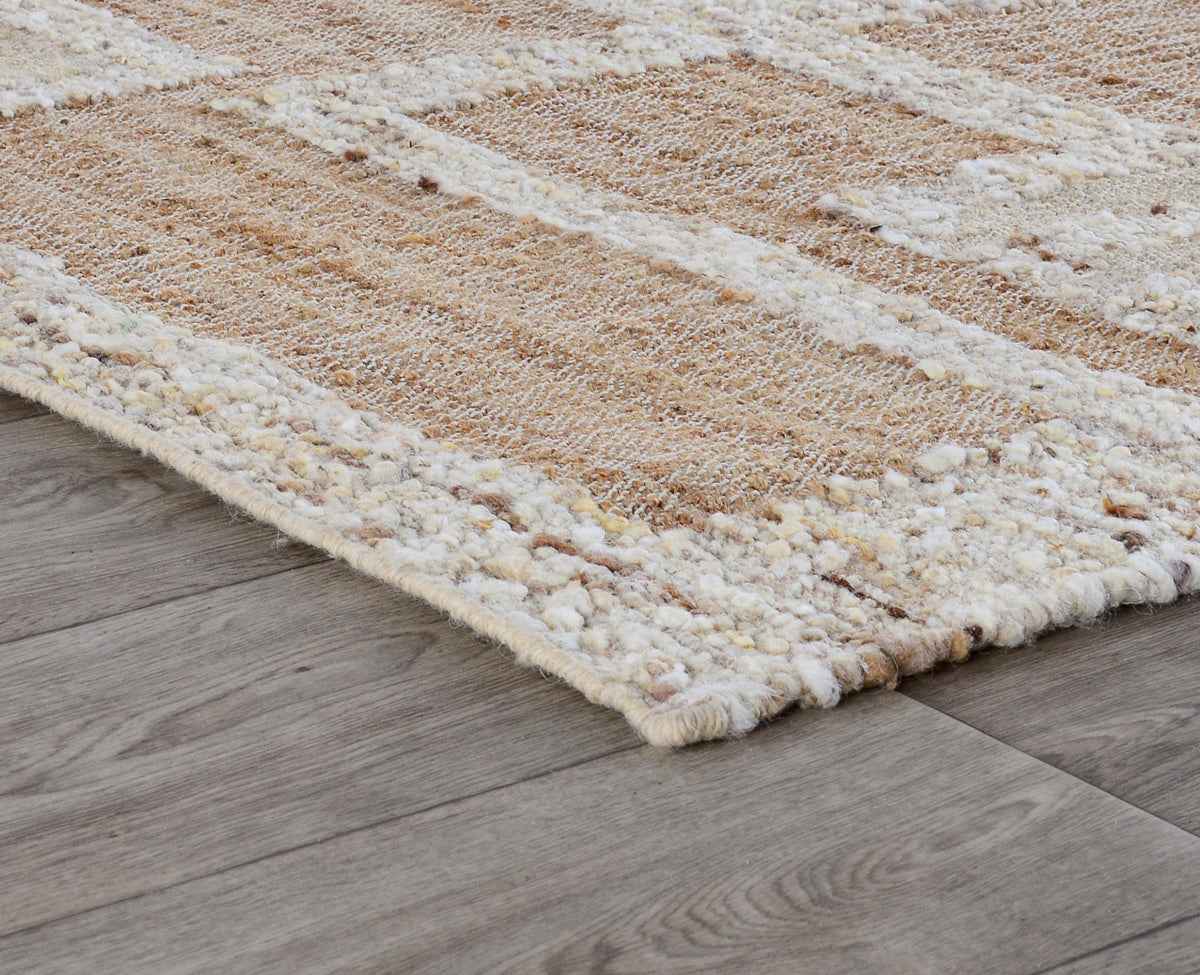 Muda Natural/Ivory Rug by Classic Home at Eve Furniture