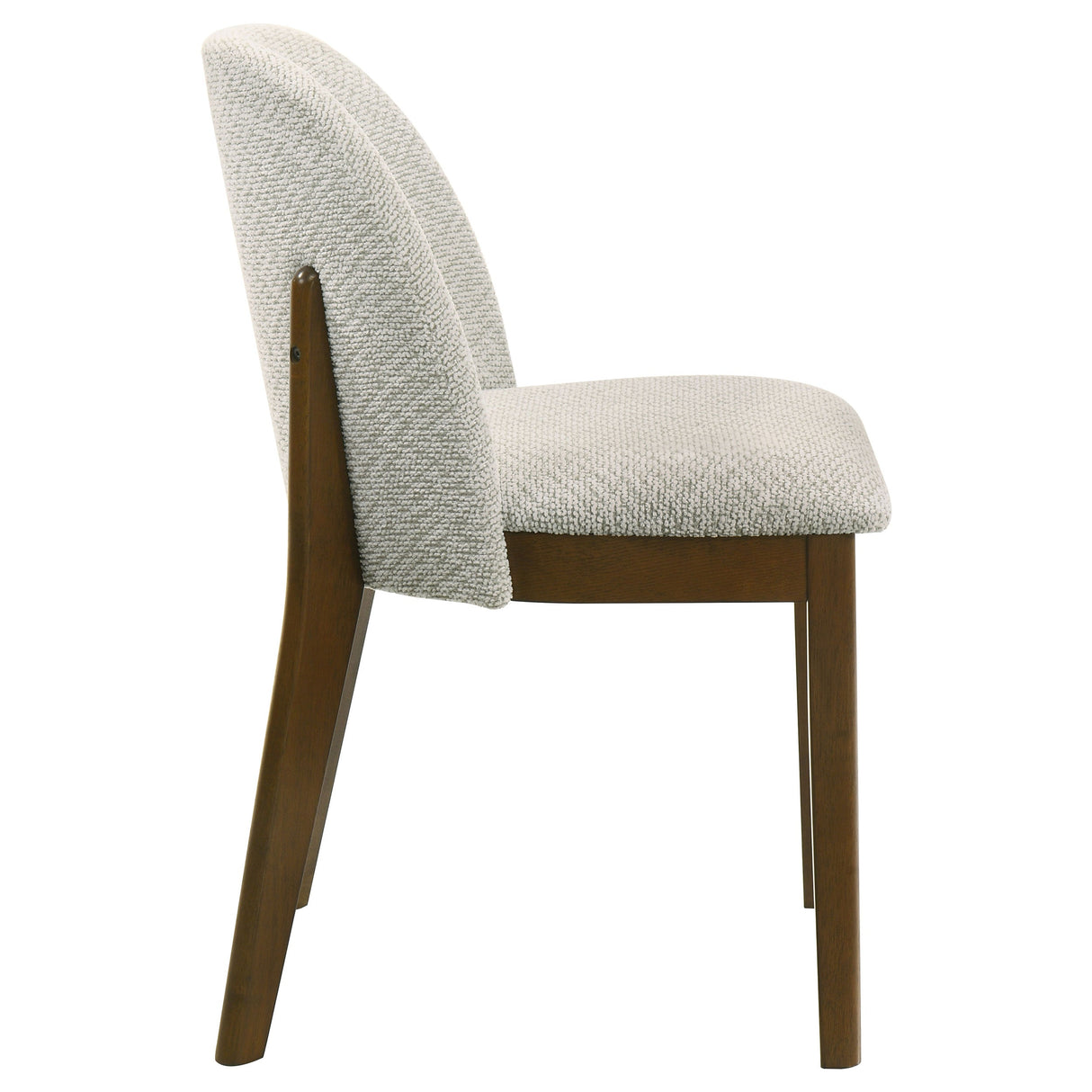 Mueller Brown And Beige Upholstered Dining Side Chair (Set Of 2) by Coaster at Eve Furniture