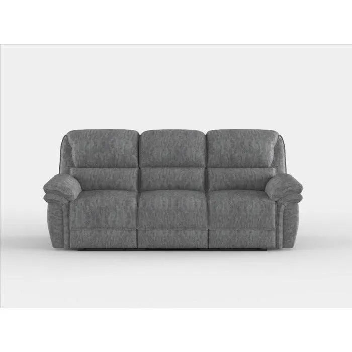Muirfield Gray Double Reclining Sofa by Homelegance at Eve Furniture
