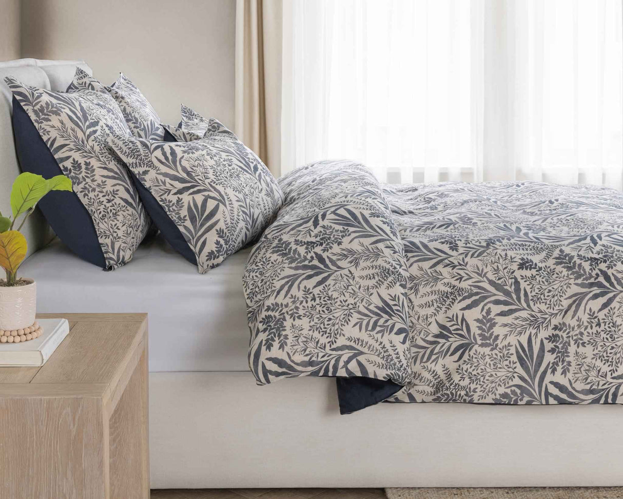 Mulberry Denim Blue Duvet Collection by Classic Home at Eve Furniture