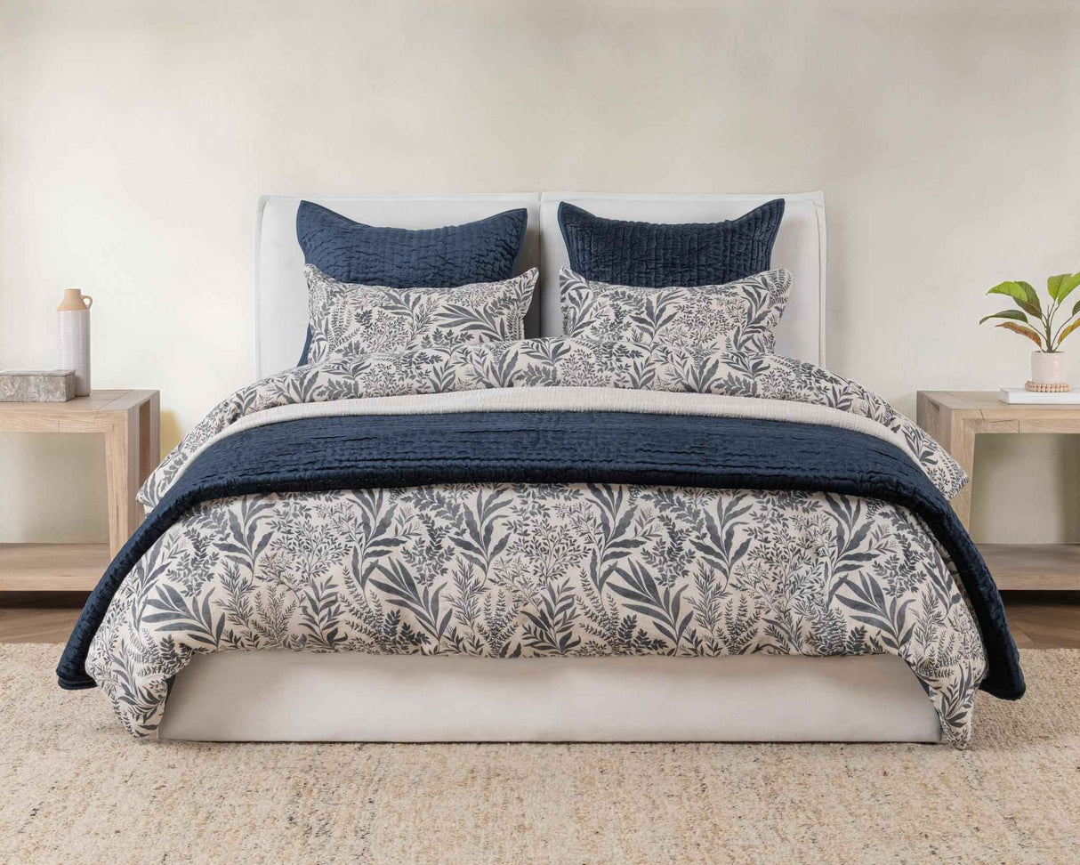 Mulberry Denim Blue Duvet Collection by Classic Home at Eve Furniture