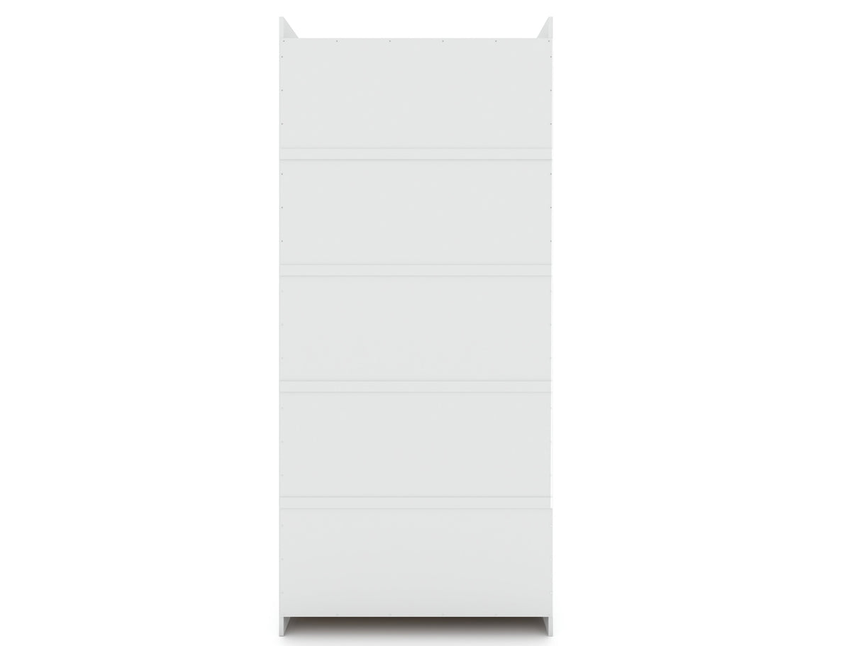 Mulberry Open 1 Sectional Closet in White by Manhattan Comfort at Eve Furniture