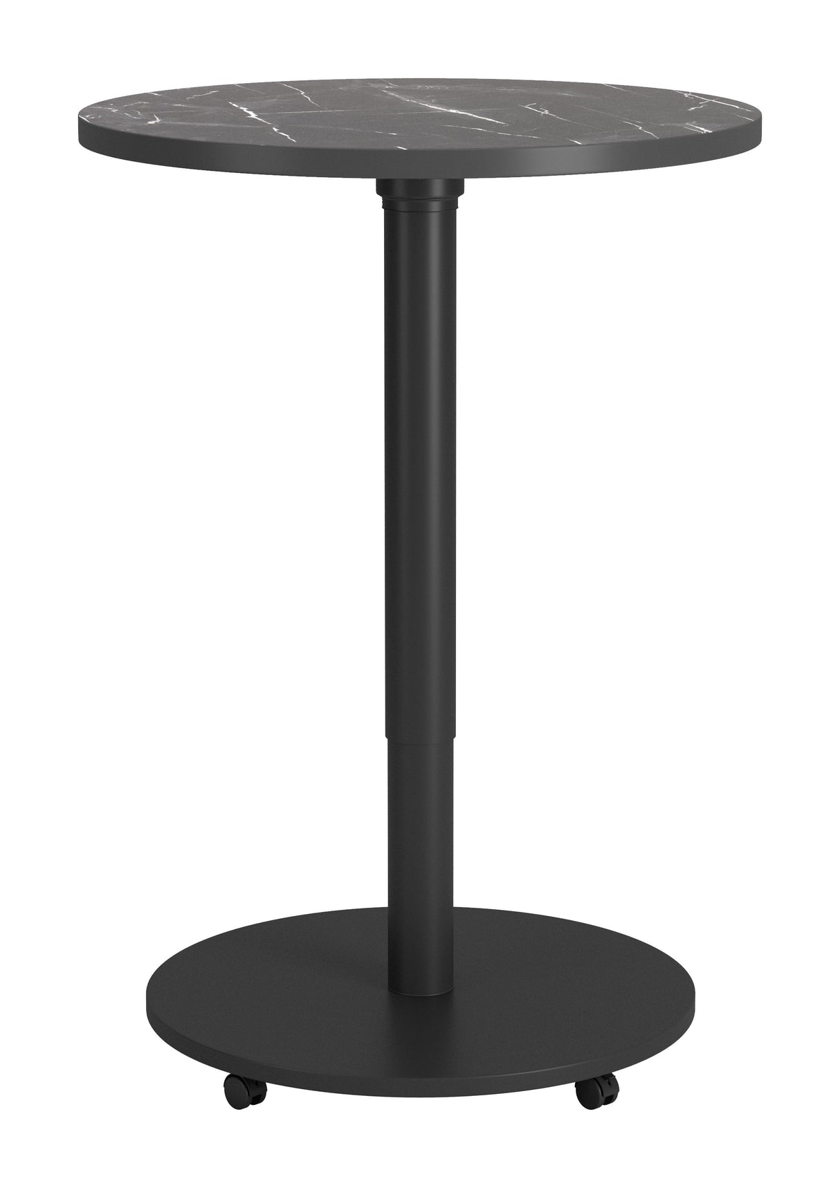 Mule Black Adjustable Bar Table by Zuomod at Eve Furniture