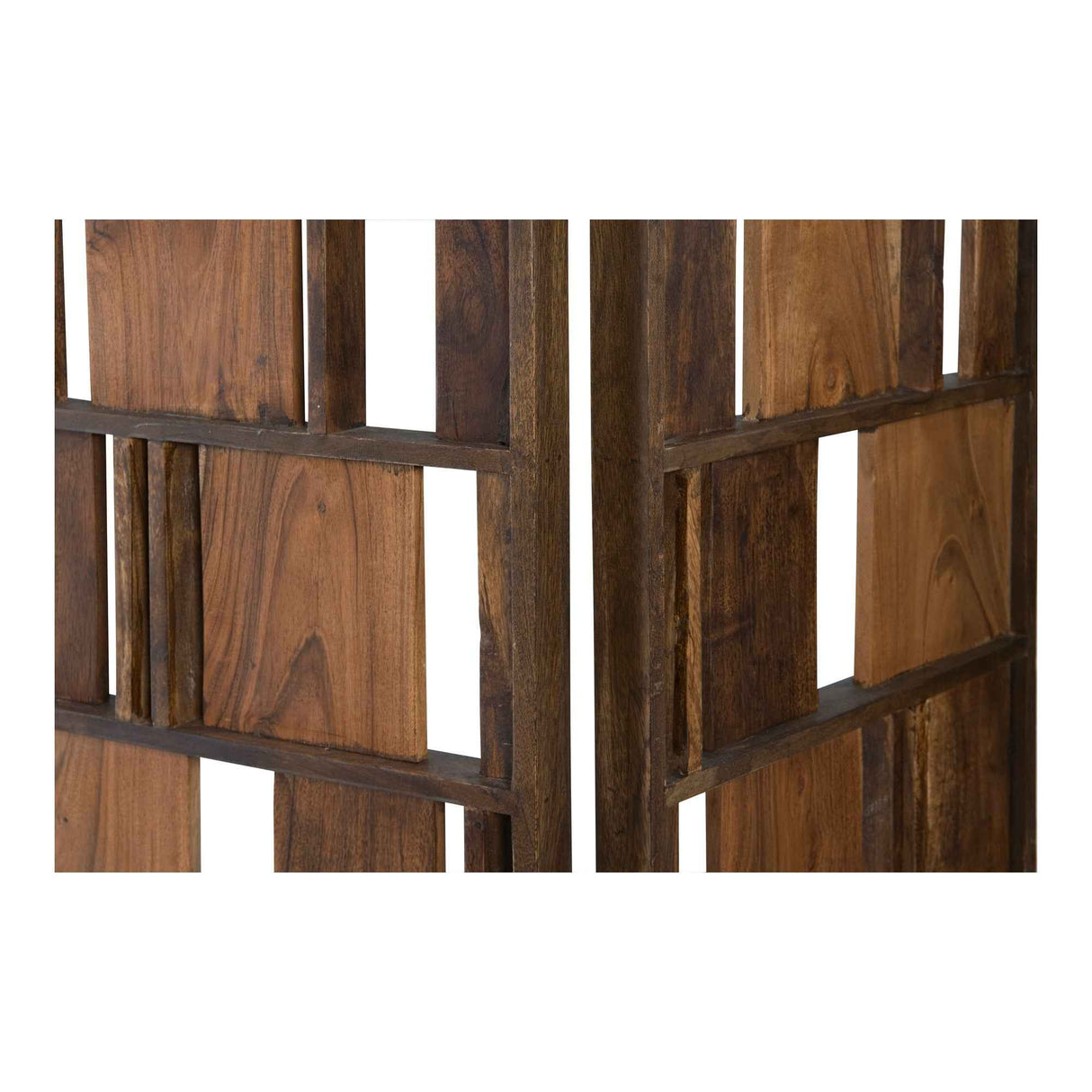 Multi Brown Panel Screen by Moe's Home at Eve Furniture