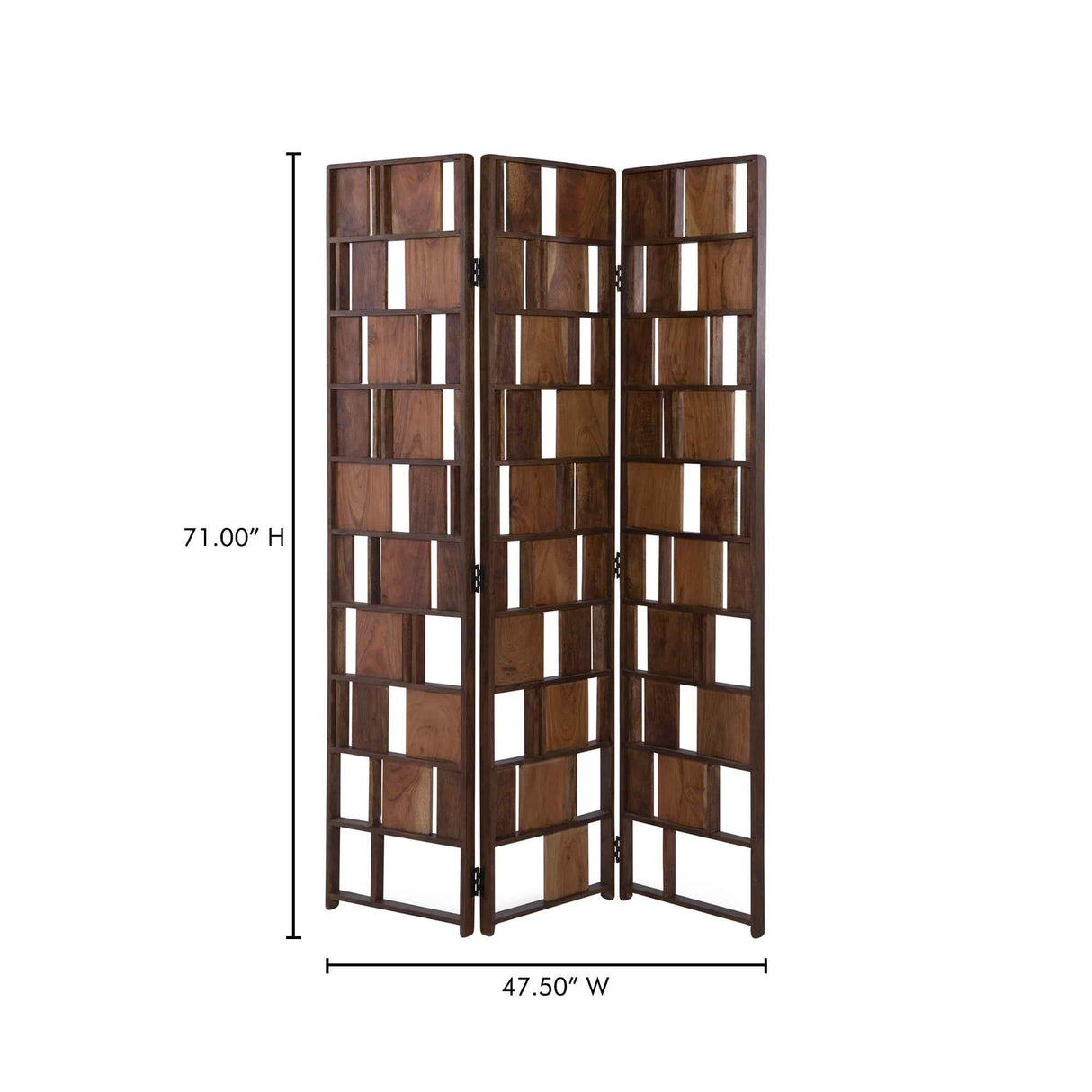 Multi Brown Panel Screen