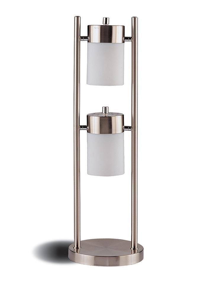 Munson Silver Adjustable Swivel Table Lamp Brushed by Coaster at Eve Furniture
