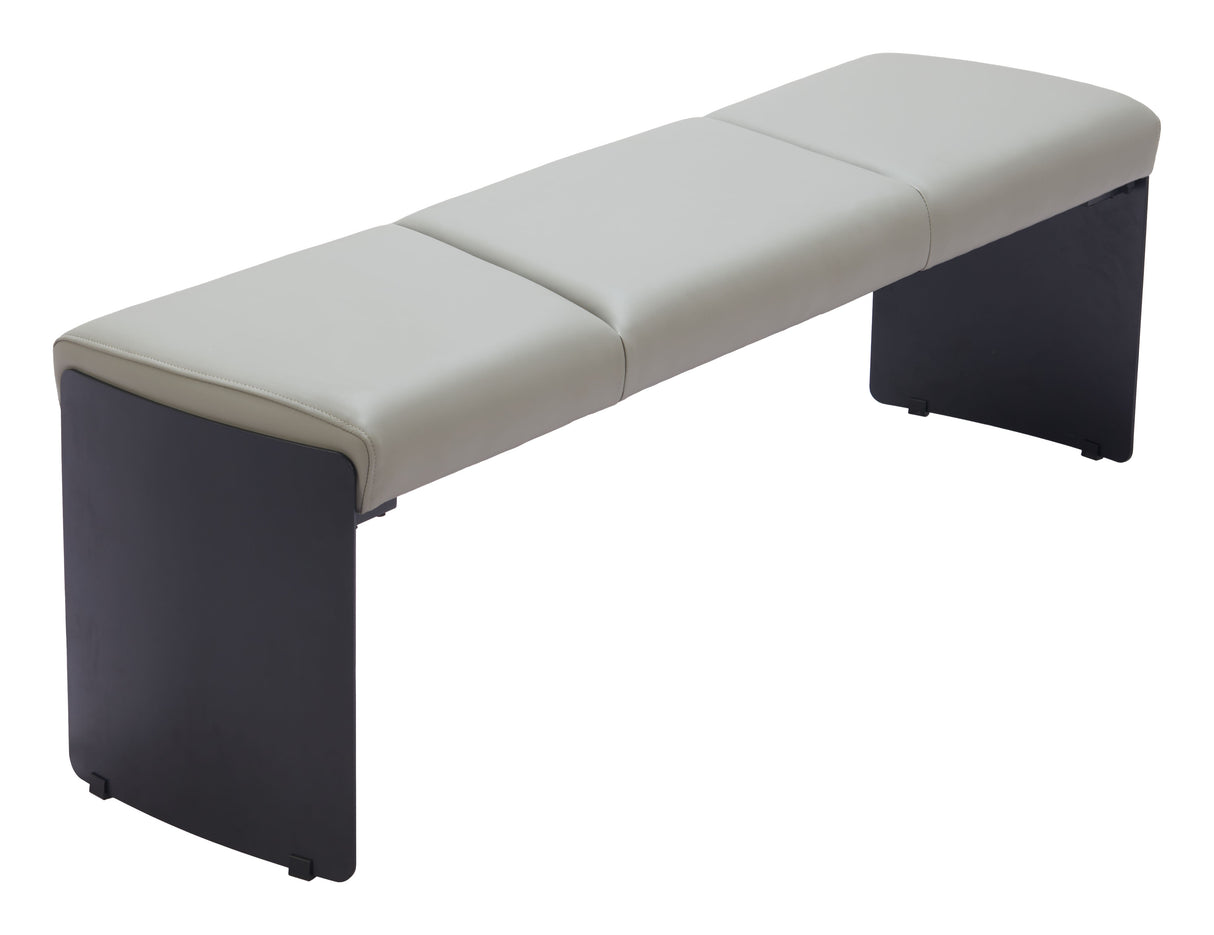 Mur Gray Bench by Zuomod at Eve Furniture