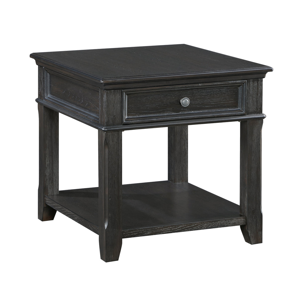 Muriel Antique Pewter End Table